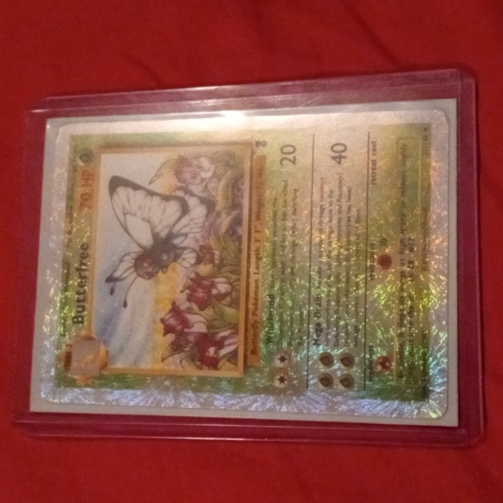 2002 Pokemon Legendary collection reverse holo Butterfree #21 MINT